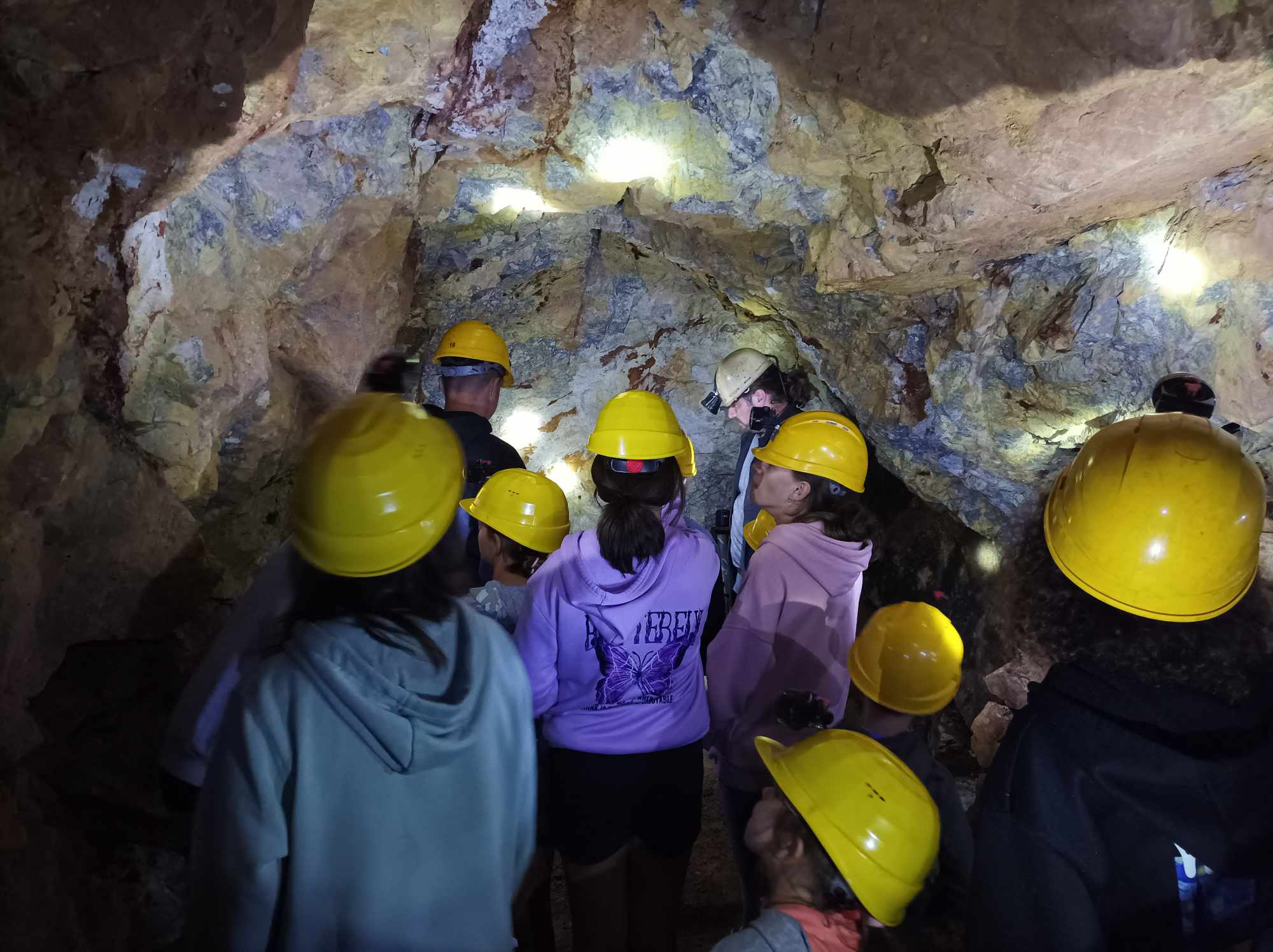 A school visit to the mines