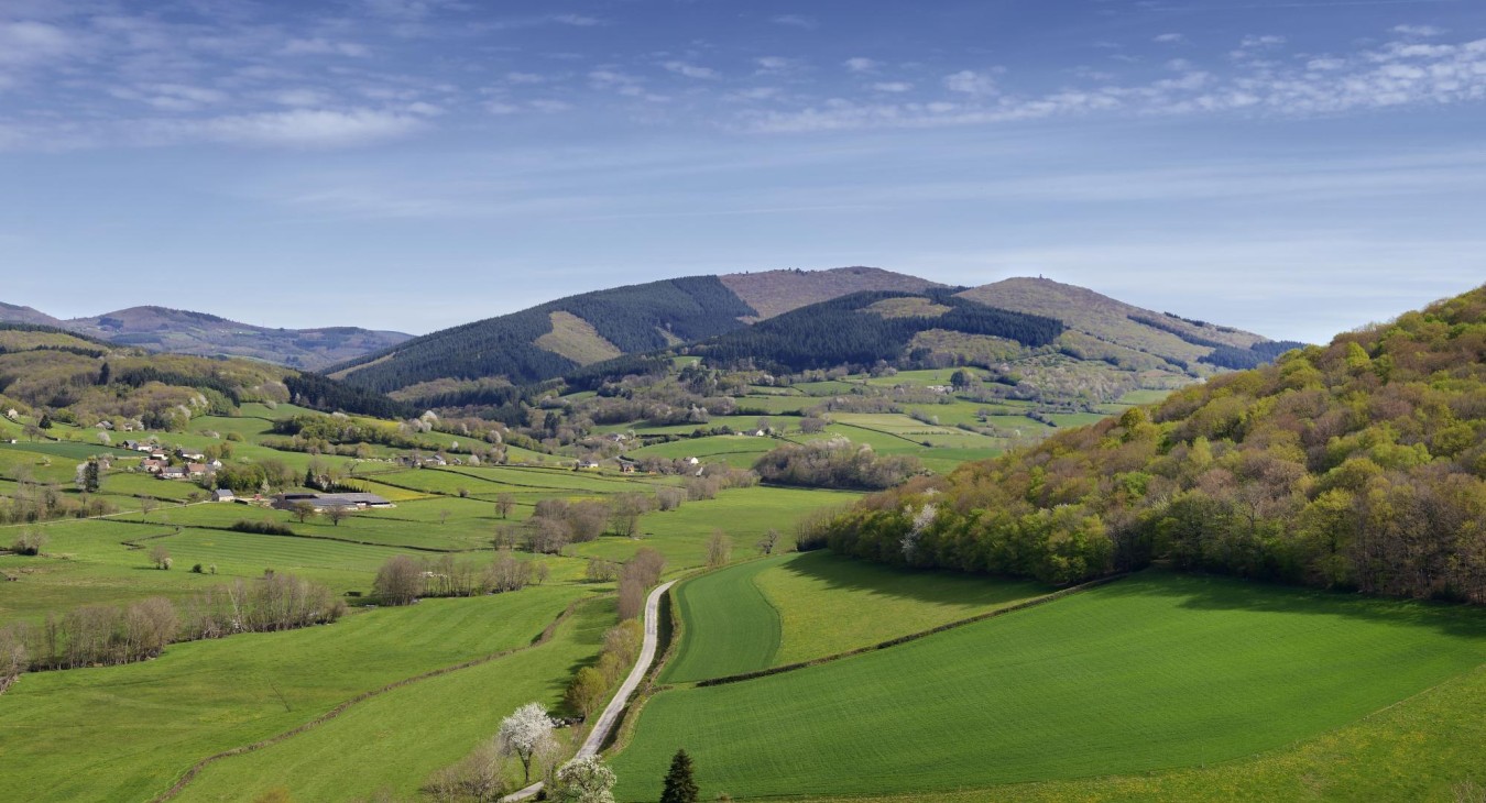Bibracte landscape view