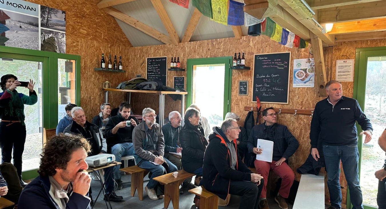 The Launch of a trail event in Bibracte